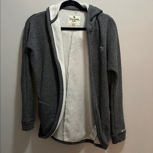 Abercrombie kids Charcoal Hooded Sweater